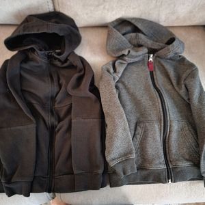 Boys zip up hoodies size 6